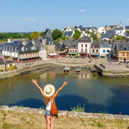 Saint Gustan Port- Auray, Brittany, Morbihan in France