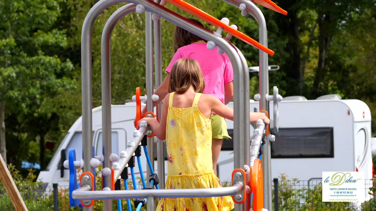 Présentation du Camping Le Diben à Larmor Baden dans le Golfe du Morbihan